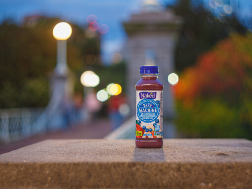 Blue Machine - Public Garden Bridge